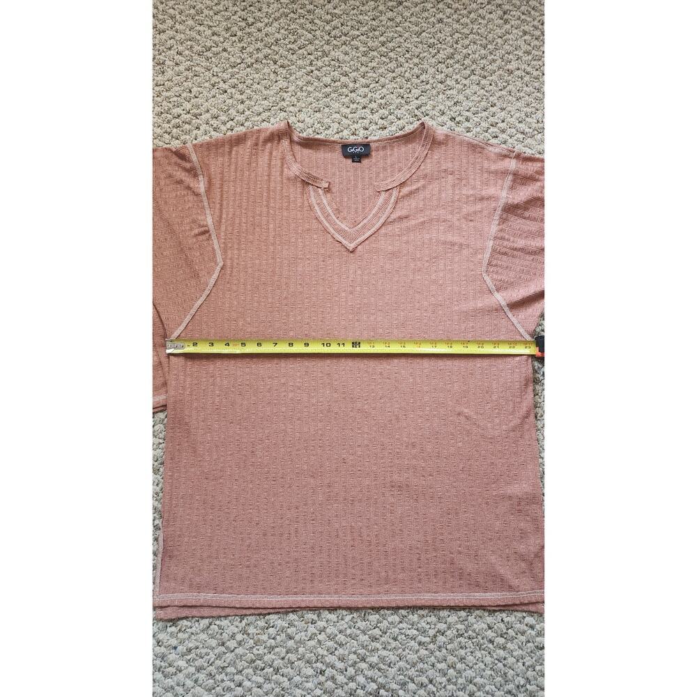 GiGiO Womens Large  V-Neck Long Sleeve Top - Picture 6 of 7